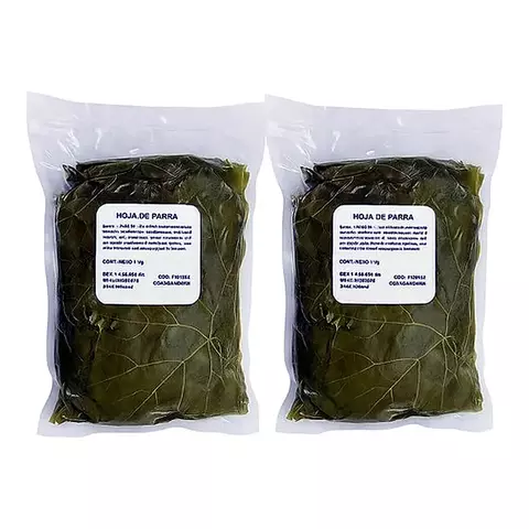 Pack 2 Bolsa X 2800gr Cristo De Los Cerros Hojas De Parra