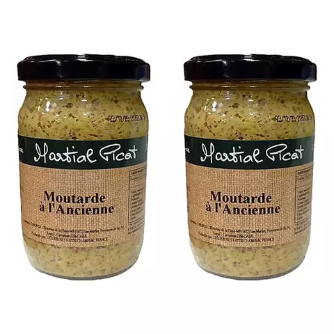 Pack 2 Mostaza Moutarde A L`ancienne Martial Picat X200grms