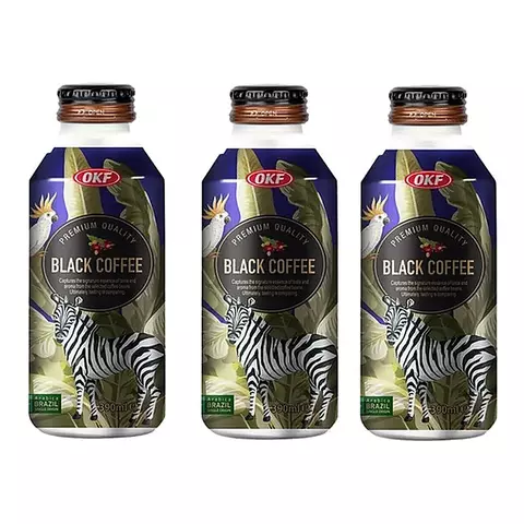Pack 3 Black Coffee 390ml - Okf - Premium Listo Para Beber