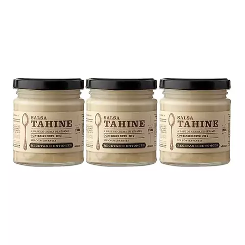Pack 3 Salsa Tahine Recetas De Entonces 200g