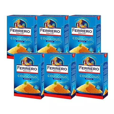 Pack 6 Couscous Ferrero X500 Gr. Importado De Francia