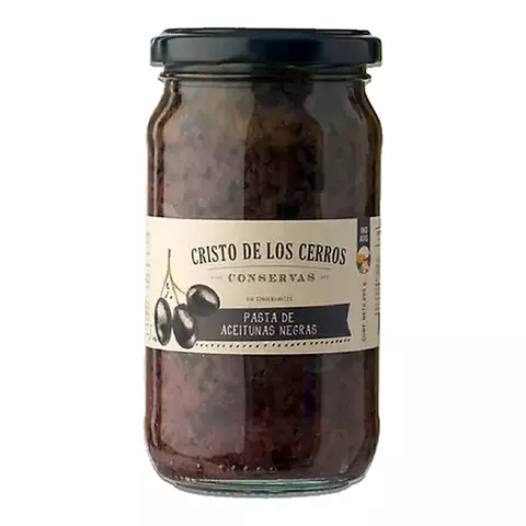Pasta De Aceitunas Negras Cristo De Los Cerrox X300grms