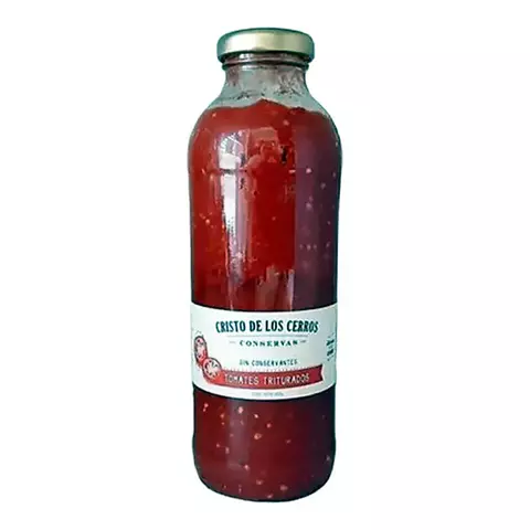 Salsa De Tomate Triturado Cristo De Los Cerros X480gr