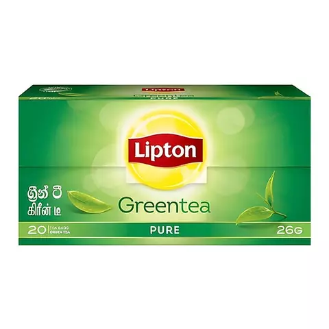 Te Clear Green Pure Lipton Caja X20 Saquitos Origen Ingles