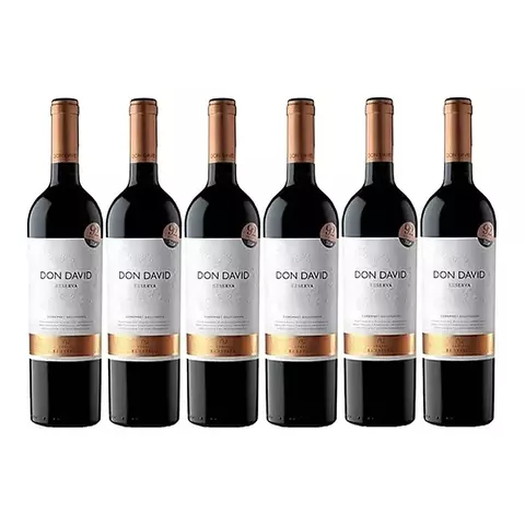 Vino Don David Reserva Cabernet Sauvignon X750cc Caja X6