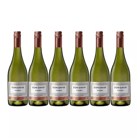 Vino Don David Reserva Sauvignon Blanc X750cc Caja X6
