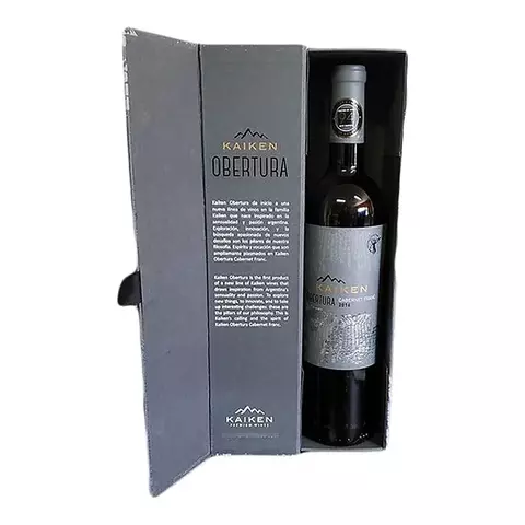 Vino Estuche Kaiken Obertura Cabernet Franc X750cc
