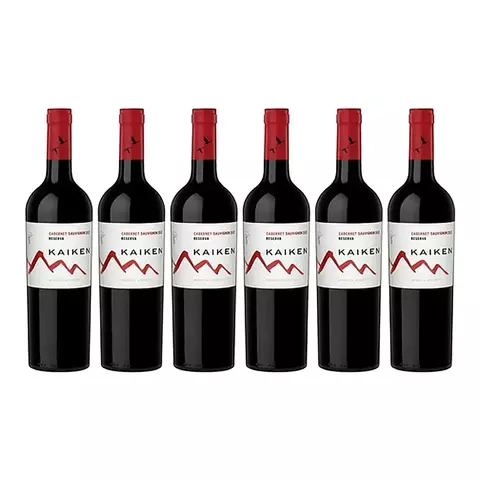 Vino Kaiken Cabernet Sauvignon Reserva X750cc Caja X6