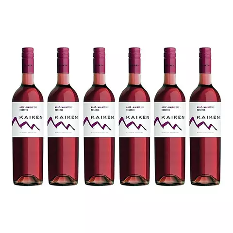 Vino Kaiken Malbec Rose Reserva X750cc Caja X6