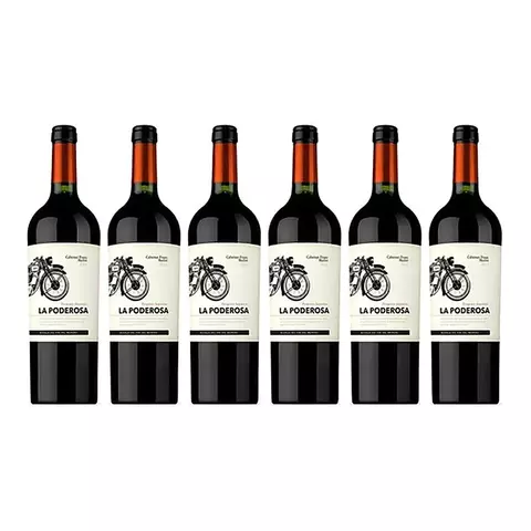 Vino La Poderosa Blend Tinto X750cc Caja X6