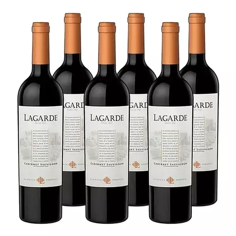 Vino Lagarde Cabernet Sauvignon X750cc Caja X6
