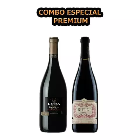 Vinos Pinot Noir Seleccionados Combo X2 Rutini Luca