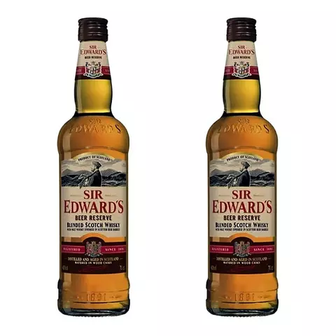 Whisky Sir Edwards Beer Reserve X700cc X2 Unidades