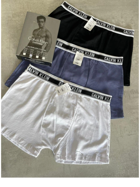 KIT CUECAS BOXER CALVIN KLEIN - comprar online