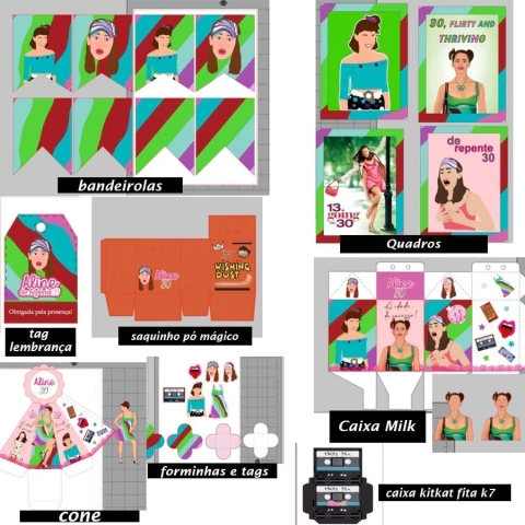 Arquivo de Corte Kit de repente 30 o filme