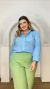 Camisa Sueli com Fenda Lateral e Caimento Leve | Thays Balla - Thays Balla