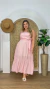 Vestido Tabata Longuete com Babado e Cinto | Thays Balla - Thays Balla