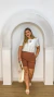Short Crystal com Lástex no Cós e Botões Encapados | Thays Balla - comprar online