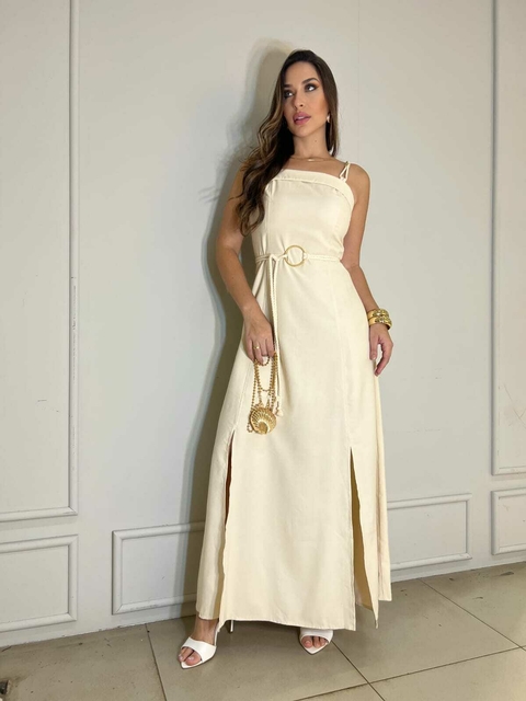 Vestido Celeiro Longo com Alças de Corda | Thays Balla
