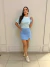 Short Saia Meani no Bengaline com Mini Fenda Frontal | Thays Balla - comprar online