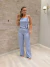 Blusa Giuliana Cropped com Recorte e Lástex nas Costas | Thays Balla - loja online