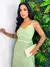 Vestido Pavão Midi com Alça Regulável, Lastex e Decote Coração | Thays Balla na internet