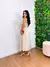 Vestido Pavão Midi com Alça Regulável, Lastex e Decote Coração | Thays Balla - comprar online