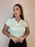 Blusa Polo em Viscose de Manga Curta | Thays Balla - comprar online