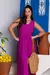 Vestido Duquesa Midi com Bolsos Frontais e Fenda - Acompanha Cinto | Thays Balla - comprar online