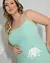 Vestido Flor Lotus Longuete com Alça Ajustável e Detalhe em Bordado | Thays Balla