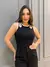 Blusa Copola Regata Canelada com Detalhe Vazado | Thays Balla na internet