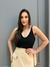 Blusa Katya Regata em Viscocrepe com Alça Ajustável e Decote em V | Thays Balla na internet