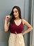 Blusa Katya Regata em Viscocrepe com Alça Ajustável e Decote em V | Thays Balla - comprar online