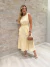 Vestido Tangerin Regata Midi com Bolsos e Babado | Thays Balla - comprar online