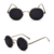 Óculos de Sol Unissex Redondo Metal com lentes UV400 e efeito degradê. Design retrô, proteção solar e conforto para quem busca estilo e autenticidade no dia a dia. Hoje com FRETE GRÁTIS!