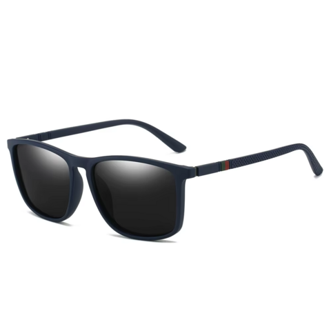 Óculos de sol polarizado quadrado esportivo, com frete grátis. Óculos de sol masculino com estilo, unindo proteção polarizado a um design quadrado esportivo para um visual moderno.