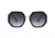 Óculos de sol feminino quadrado vintage com proteção UV400. Estilo clássico e retrô, lentes de acrílico 54mm x 61mm e armação de resina. Perfeito para o dia a dia ou ao ar livre, eleve seu visual com sofisticação e conforto. Adquira já o seu! Hoje com FRE