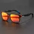 Óculos de sol espelhado quadrado esportivo, com frete grátis. Óculos de sol masculino com estilo, unindo design quadrado espelhado a um visual esportivo moderno e funcional.