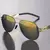 Óculos de sol espelhado aviador em aço inoxidável, com frete grátis. Óculos de sol masculino com estilo aviador e acabamento espelhado, unindo durabilidade em aço inoxidável a um visual marcante.