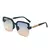 Óculos de sol máscara quadrada em acetato, com frete grátis. Óculos de sol feminino escuro com estilo oversize e design quadrado, feito em acetato para um visual sofisticado e impactante.