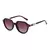 Óculos de sol polarizado oval em acetato e metal, com frete grátis. Óculos de sol feminino com estilo, unindo proteção polarizado a um design oval elegante em acetato e metal sofisticado.