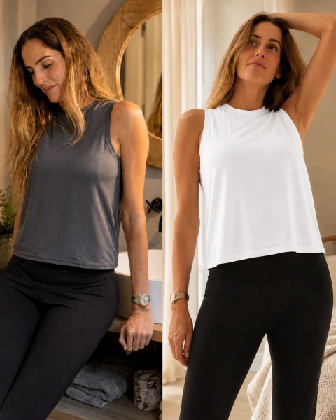 Dúo Berta · blanco + gris