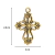 100 Mini Crucifixo Para Terco 1,4x0,8 cm Alta Qualidade - loja online