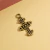 100 Mini Crucifixo Para Terco e Pulseiras 1,4x0,8 cm - loja online