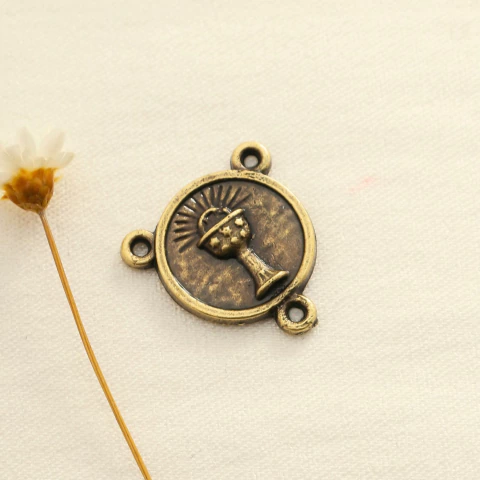 5 Entremeios Para Terço Crisma Batizado Escaristia 1,8x1,8 cm - comprar online