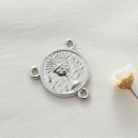 100 Entremeios Para Terço Crisma Batizado Escaristia 1,8x1,8 cm - comprar online