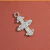 Imagem do 100 Mini Crucifixo Para Terco e Pulseiras 1,4x0,8 cm