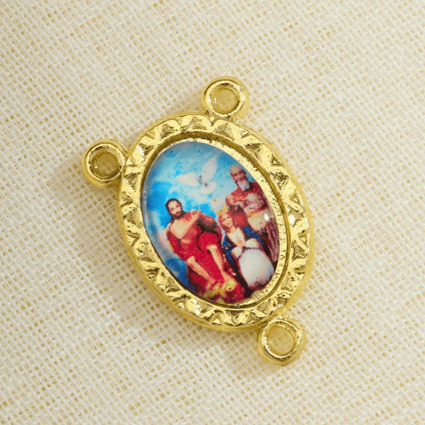 5 Entremeios Resinados Divino Pai Eterno Para Terço 2x1,5 cm - comprar online