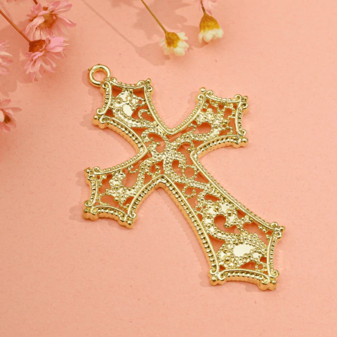 50 Crucifixos Altar - Para Noivas - 5,8x3,2 cm Peças Para Terço - comprar online