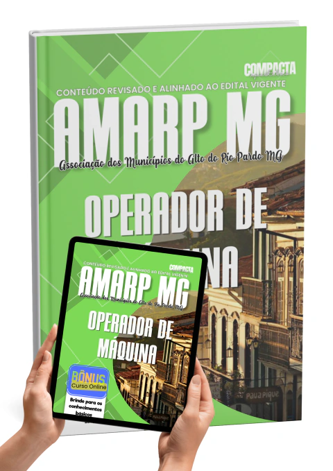 Apostila AMARP MG 2026 Operador de Máquina Atualizada
